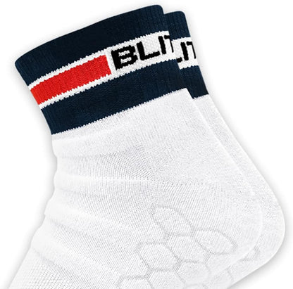 BLITZSOX Hi-Tech Performance Quarter Length Sport Socks for Men and Women (Running, Tennis, Workout and Fitness), Pack of 3