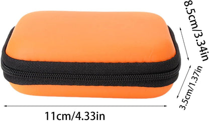 Travel Jewelry Case Small, Board Game Storage Box | Zippered Small Bag Mini Travel Makeup Carrying Case Cosmetic Bag Portable Accessories Organizer Little Pouch for Little Items