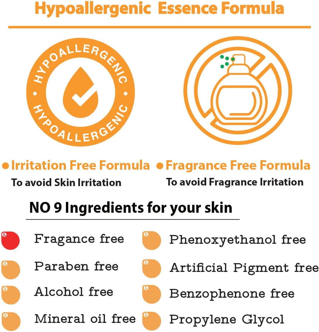 MEAROSA Facial Sheet Mask Korean SkinCare premium Quality Vitamin C Collagen Essence Sensitive skin(8 Sheet Variety pack)