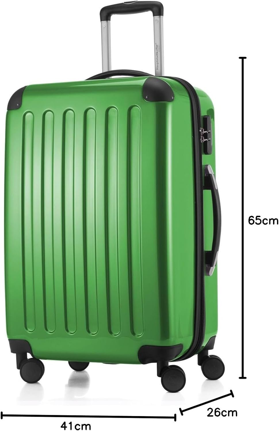 HAUPTSTADTKOFFER - Hard Case, green, 65 cm, Hand Luggage