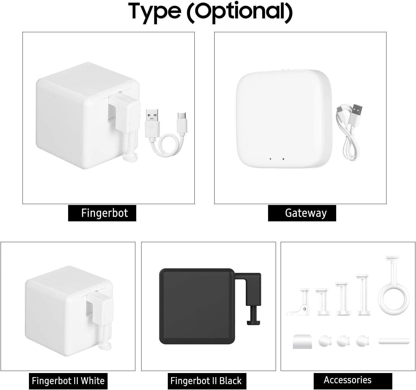 Tignapoo Smart Mini Fingerbot Mini-Controller BT Home Automation Controller for iOS Android Smart Phone No Wiring Wireless App or Timer Control Compatible with Alexa Google Home Voice Control