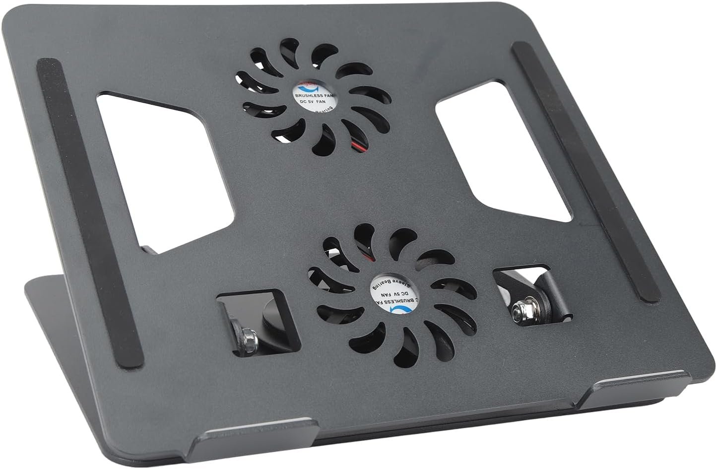Laptop Stand, Notebook Riser Holder with Stepless Adjustable Cooling Fan Design, Ergonomic Rotatable Laptop Holder for Devices 11 to 17.3 Inches