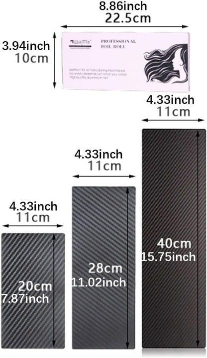 3 Pieces Hair Dye Boards Balayage Highlighting Tools Hair Styling Tools for Hair with Sheet Metal for Salon