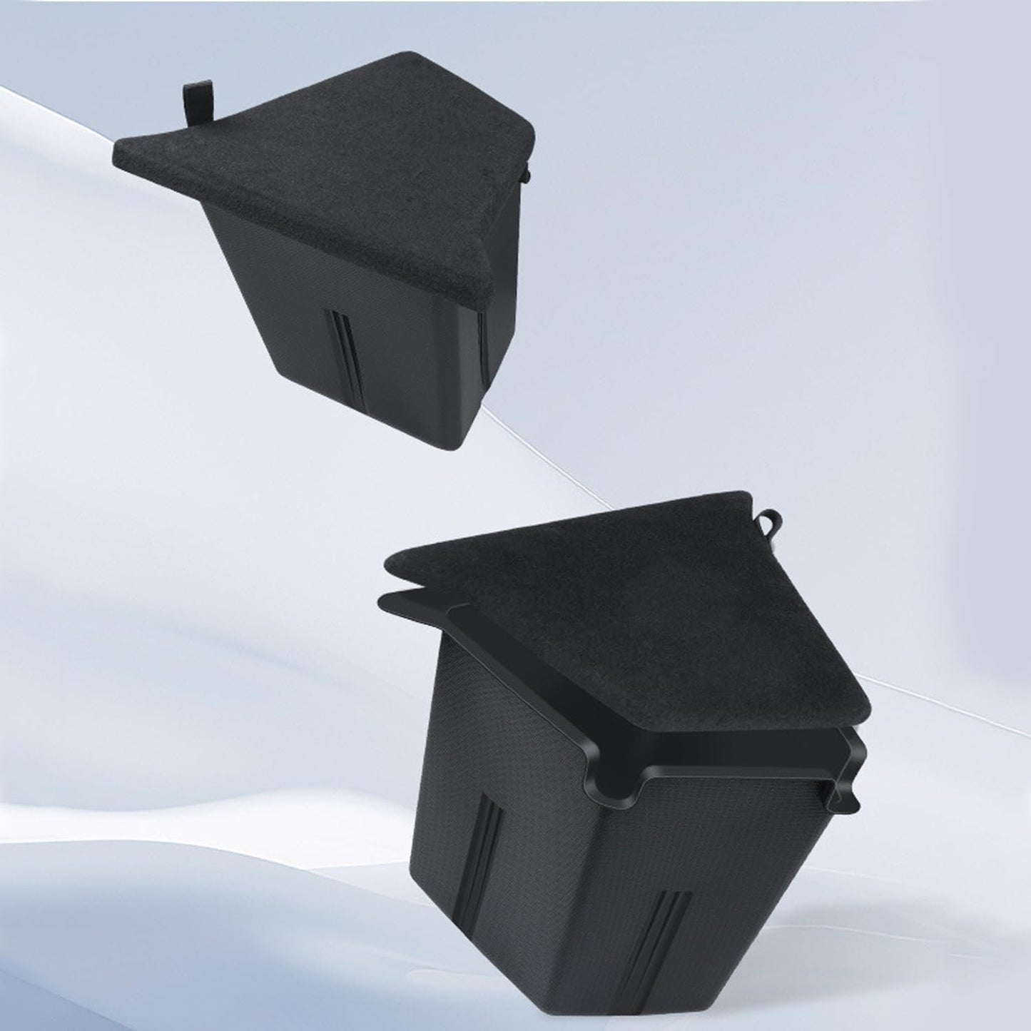 Yotsuba for Tesla Model Y Trunk Storage Bins, Rear Trunk Organizer Side Packets Tray for 2022-2024 Tesla Model Y 5-Seater (Newest Verion)