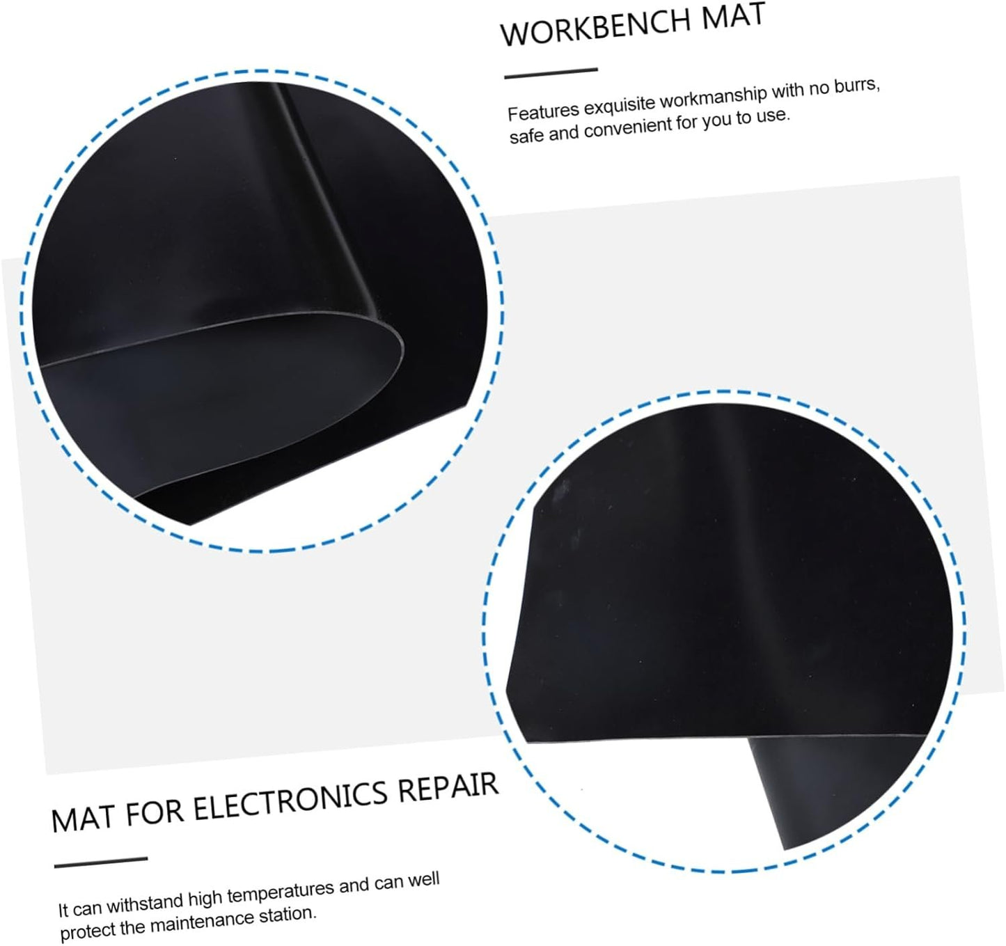 MAGICLULU 1Pc Heat Resistant Static Work Desktop Mat Wear Resistant Repair Pad for Electronics and Soldering for Workshops and Tech Repairs