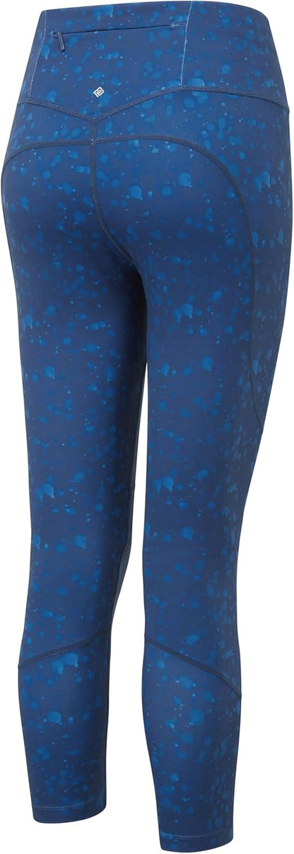 Ronhill Corsa, Wmn's Tech Crop Tight, Gocce di Pioggia di Marea, 10