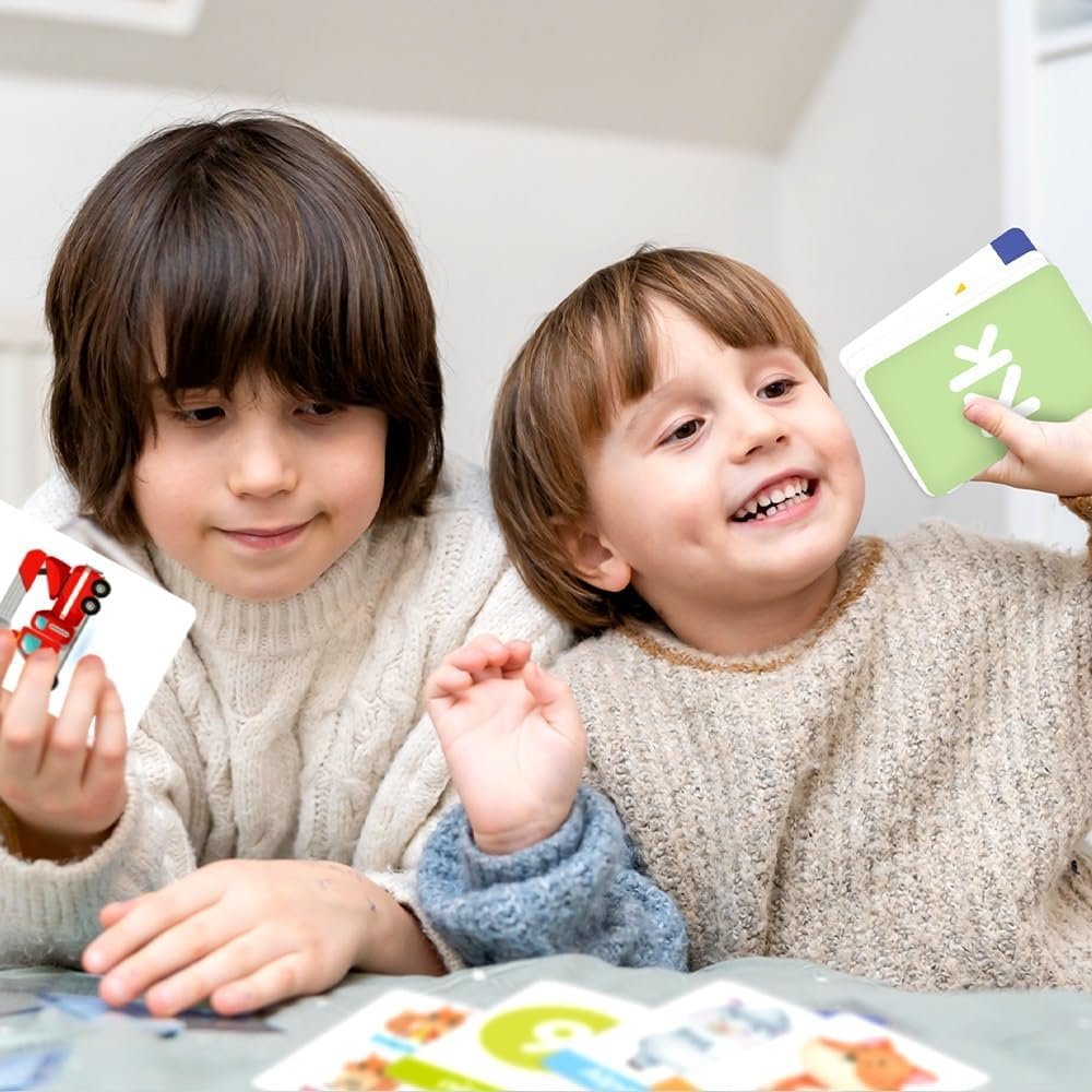 QUOKKA ABC Learning Flash Cards for Toddlers 2-4 Years Old - 60 Flashcards Toy for Kids Ages 1-3-5 by Quokka - Alphabet Numbers Colors Letters Animals Learn Activities - First Words Educational Game