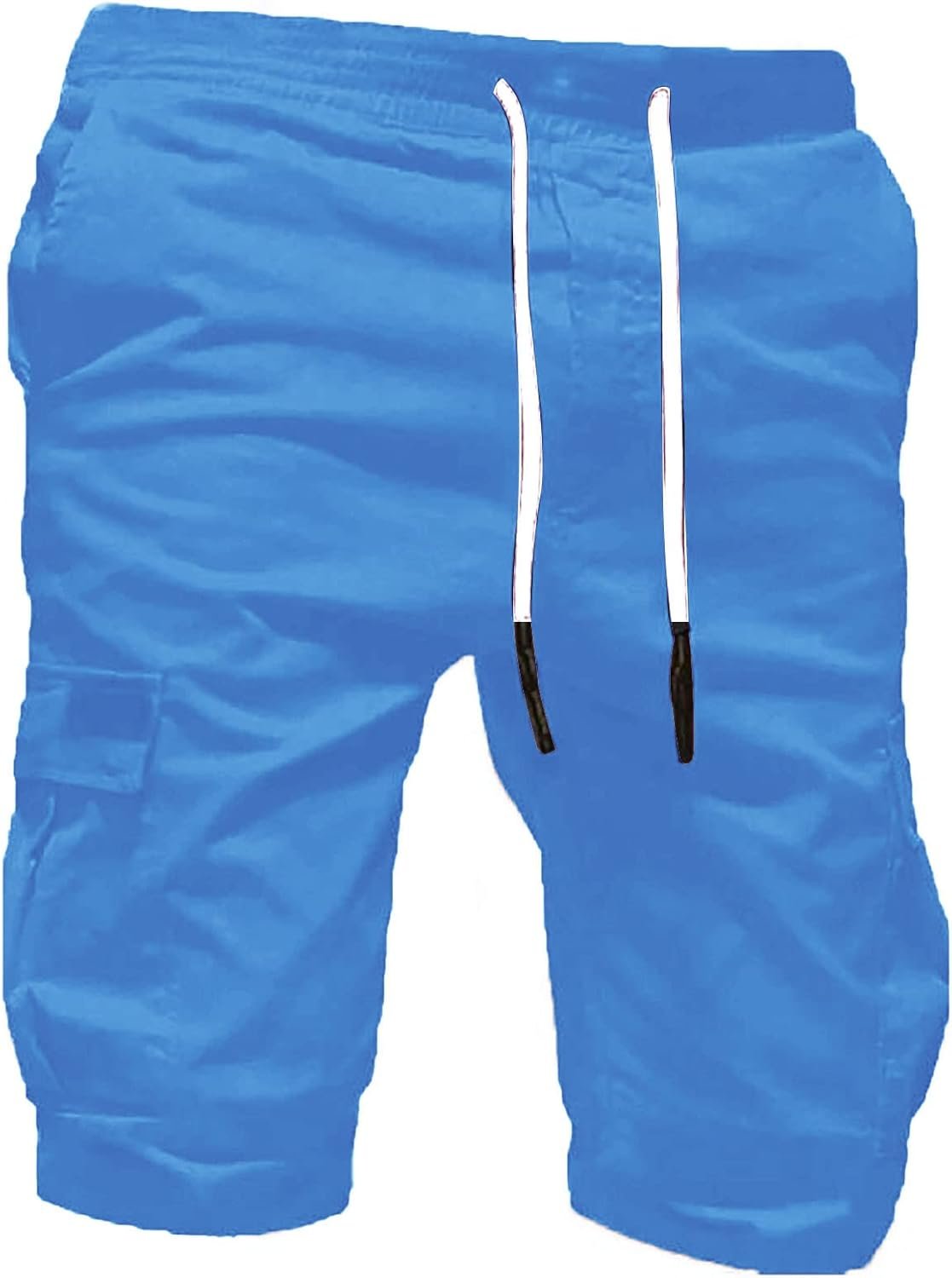 Men's Classic Cargo Shorts Casual Stretch Chino Short Lightweight Drawstring Outdoor Hiking Shorts Athletic Pants