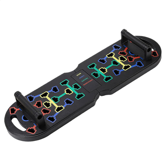 Ungtyb Pushup Board, Strength Training Equipment, Portable Design, Non Slip Handles Multiangle Positions, Home Workout Gear Ideal for Men and Women, 29.53 x 8.66 x 1.18 Inches