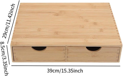 Oshhni Desktop Organizer Desktop Drawer Home Decor Cup Holder Tabletop Storage Organization Box for Countertop Office Workspace Home