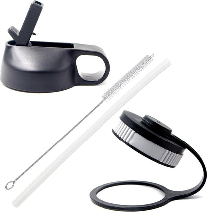 18 oz Soccer Water Bottle, Thermo Cup Sports Flask with 2 Lids, BPA-Free 18/8 Stainless Steel Leak Proof Travel Tumbler Double Wall Vacuum Insulated Water Bottles, Soccer Stuff Gifts for Boys Girls