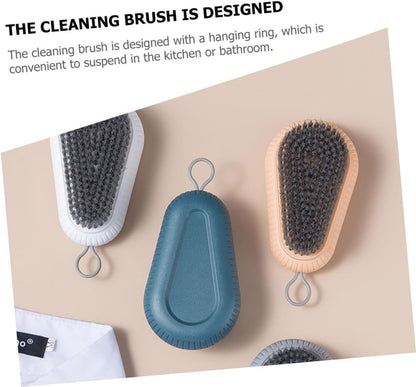 WRITWAA 3sets Laundry Cleaning Essential: Soft-Texture Scrub Brush for Shoes Clothes More 4pcs*3