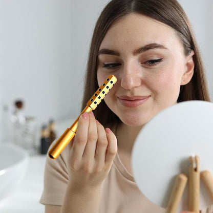 Uplift Face Roller | Radiance Roller | Facial Massage Tool | 30 Germanium Stone Face Rollers for Up Lifting and Skin Care | Facial Massaging Beauty Rollers for Women and Man