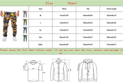 Tech Pant Pantaloni Fitness Casual Shot Uomo Sport Camouflage Jogging Stampa Pantaloni Uomo Pantaloni Running Pant, Verde, L