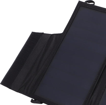 XIASABA 22W Solar Charger Portable and Foldable Solar Power Bank with Dual USB Ports Ideal for Camping Hiking Travel and Various Outdoor Activities