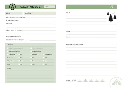 The Camper's Journal (Outdoor Journal; Camping Log Book; Travel Diary)