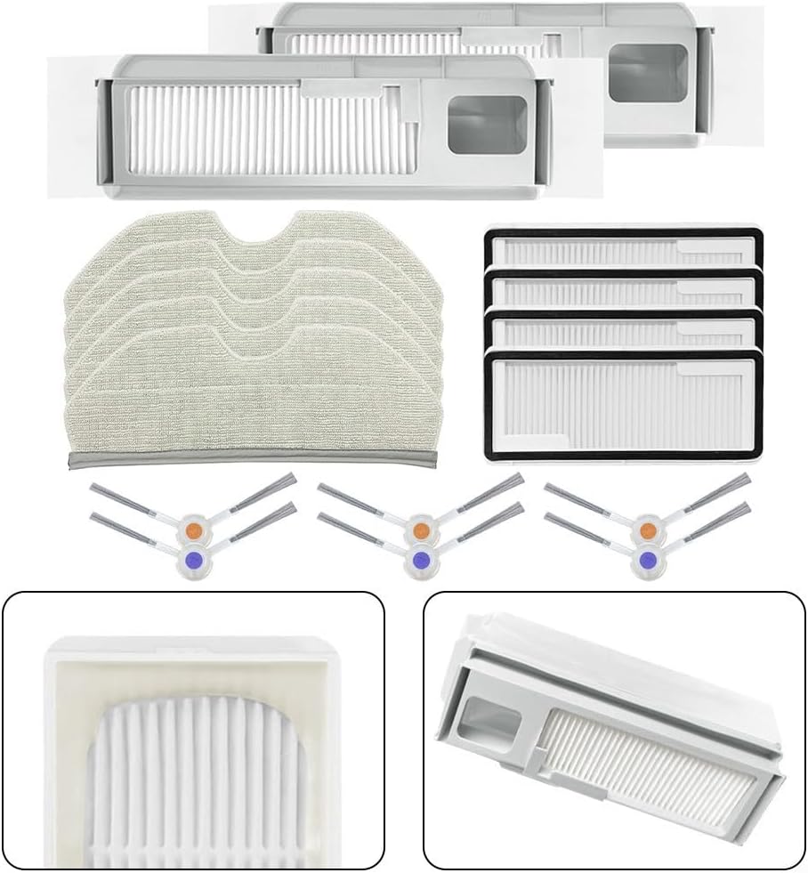 Cleaning Essentials - Panno per mocio, sacchetti per la polvere e spazzole laterali per Narwal Freo X Ultra e Freo X Plus K1