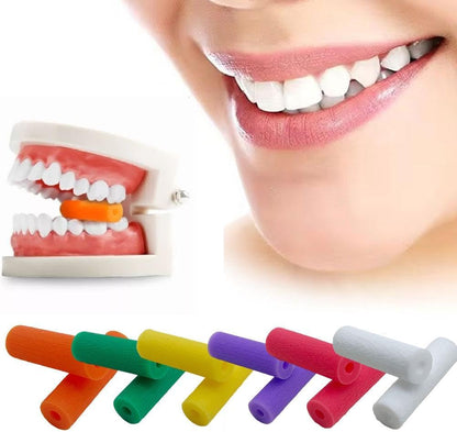 Winkeabuy Correzione dei denti naturali e kit per la cura orale – migliora efficacemente il morso, previene l'uso portatile della placca dentale, carie in qualsiasi momento e