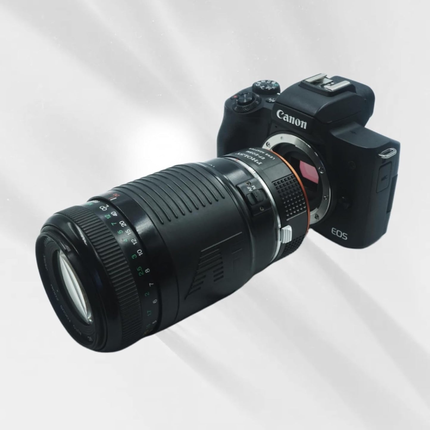 PHOLSY Manual Focus Adapter Compatible with Canon EOS EF EF-S Mount and Canon EF-M (EOS M) Mount Camera Body, EF to EF-M, EOS to EOS M