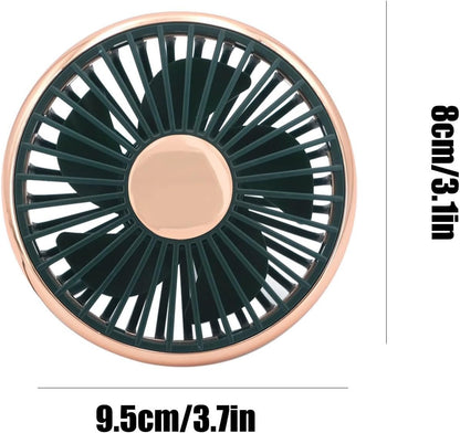 USB Powered Fan | Car Fans That Blow Cold Air,Automobile Interior Accessories, 3 Speeds Adjustable Ventilation Device With Light For Truck Rv Vehicle