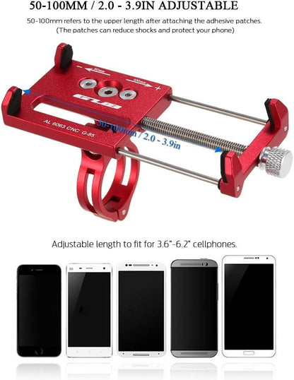 Doorslay Velo Potence Universal Phone Holder Adjustable Bike Mount GPS Bracket Cradle for Mountain Bike