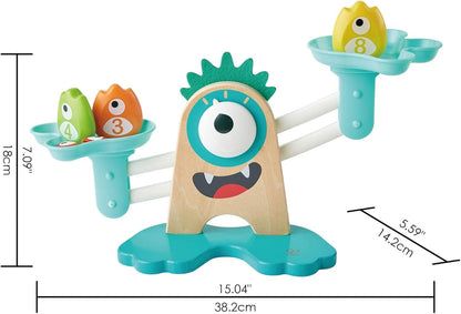 Hape Monster Math Scale Educational Learning Activity Kids/Toddler Play Toy 3+