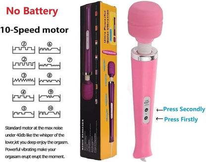 Gajoin Portable Electric Vibration Back Body Massager for Women Sports Recovery Muscle Pain Shoulder Neck Legs Hands and Feet Massage Tool(Massaged