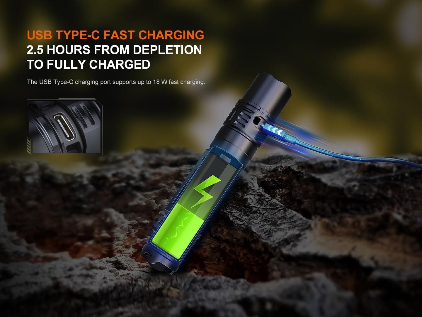 Fenix PD36R V2.0 Rechargeable Tactical Flashlight ** Canadian Edition