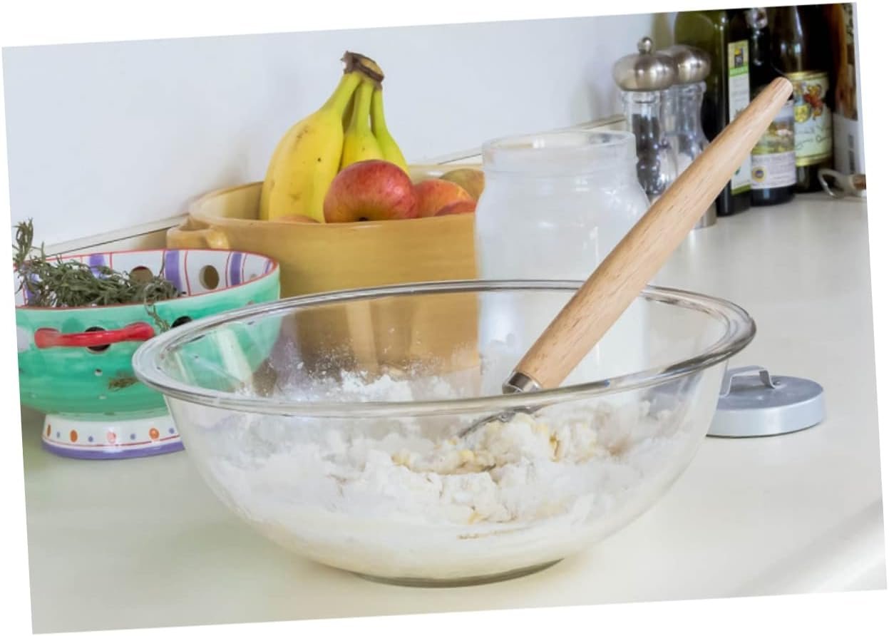 DECHOUS 2 Pz impastatrice per impasto cucine etamina cucina miscelatore kitchen gadgets sbattitore mixer impastatrici strumento da cucina utensili manuali per alimenti Di legno