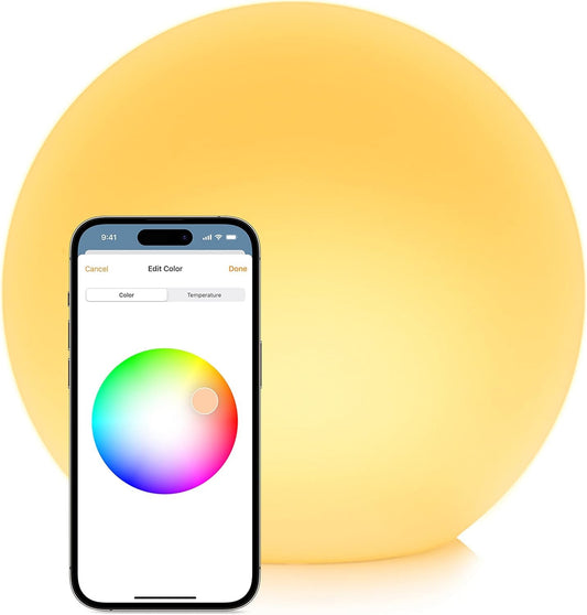 Eve Flare (Apple Home) - Portable Smart LED Lamp, Indoor & Outdoor (IP65 Water Resistance), Wireless Charging, Bluetooth & Thread