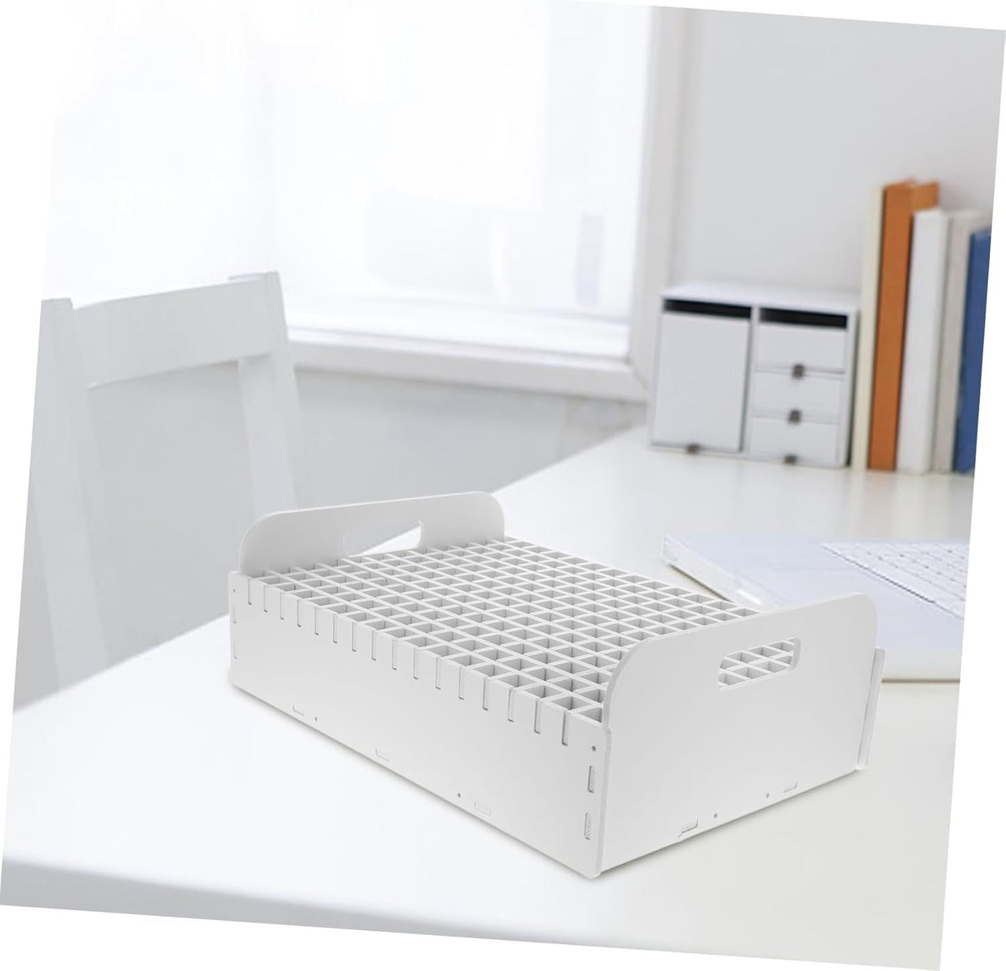 DOITOOL Multifunctional Marker Organizer for Desk Art Pen Holder Classroom Storage Rack Stylish and Durable Design for Young Artists and Workspace Organization