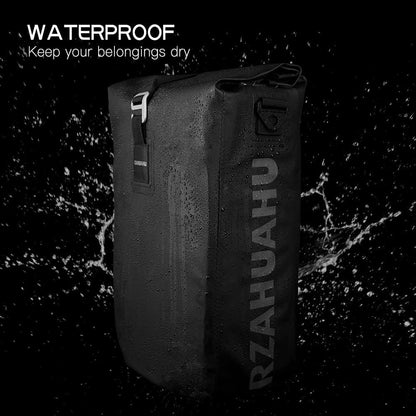 Waterproof Bike Rear Rack Bag 20L Bike Side Storage Bag Laptop Pannier Bag Bicycle Trunk Rear Seat Carrier Pack Shoulder Bag for Cycling Traveling Riding