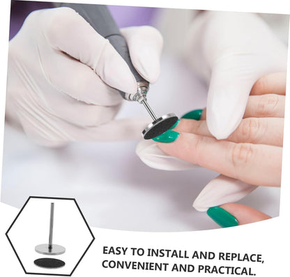 LOORGVEL Professional Pedicure Supplies: 60pcs Nail Sanding Discs Drills Foot Callus Remover Nail Care Set