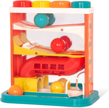 B. toys - Whacky Ball - Pounding Toy - 4 Colorful Balls and Hammer - Pound & Play - Educational and Educational Toy for Kids - 12 Months +