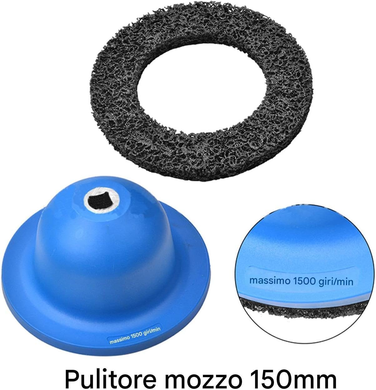 Wheel Hub Cleaning Tool, Multipurpose, Detailing Brush, Lightweight Rust Remover, Deep Clean Accessory for Sedans, Vehicles, Pickup Trucks, Auto Maintenance Kit