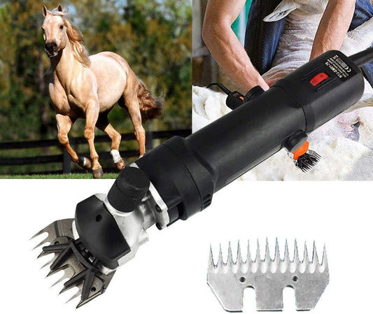 Forbici elettriche potenti per pecore, forbici per lana, attrezzi da giardino, tosatrice per capelli, tuta per tosatura pecore, forbici elettriche per lana per la cura, macchina per tosatura pecore