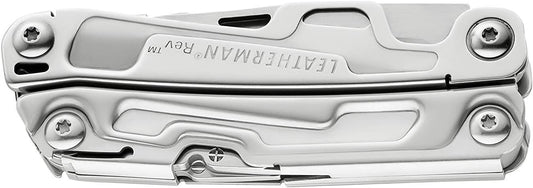 LEATHERMAN, Rev Pocket Size Multitool with Package Opener and Screwdrivers, Stainless Steel