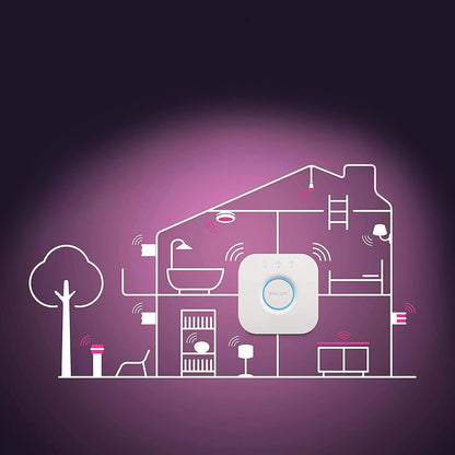Philips Hue Filament Candle White Ambiance LED Smart Light Bulb E14 Small Edison Screw 4.9W for Indoor Home Lighting. Bedroom