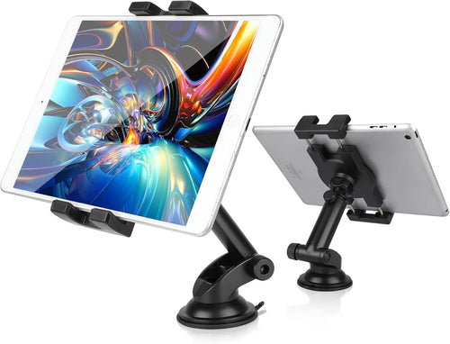 Linkstyle Car Tablet Holder, Windshield with Powerful Suction Cup, Compatible with Tablet Phone iPad 5.5-11.0 Inch
