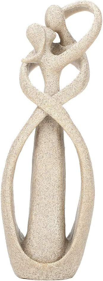 Handmade Sandstone Kiss Lovers Couple Sculpture Statue Sculpture Sculpture Sculpture Artistic Crafts Decoration