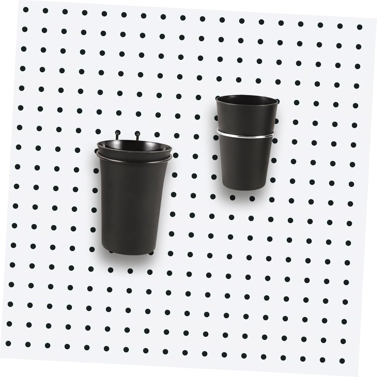 DIYEAH 2pcs Pegboard Organizer with Strong Bracket Design for Tool Storage Easy Install Wall Mount Drill Organizer Includes Cup Holders for Workspace Organization