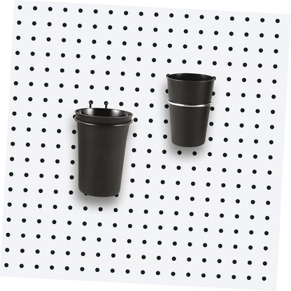 DIYEAH 2pcs Pegboard Organizer with Strong Bracket Design for Tool Storage Easy Install Wall Mount Drill Organizer Includes Cup Holders for Workspace Organization