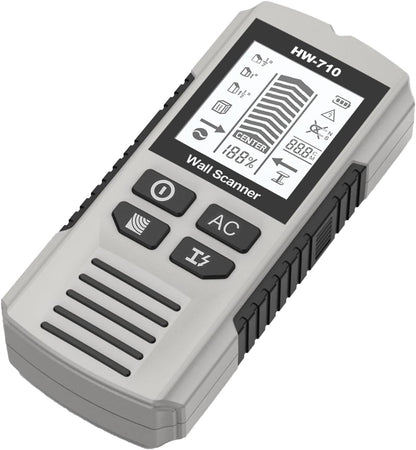 Stud Finder, Handheld Metal Detector, Multifunctional Audio Alert Scanner Tool with LCD Display for Home Renovation Safety and Construction Use, 5.91x2.64x1.18 Inches 1 Piece