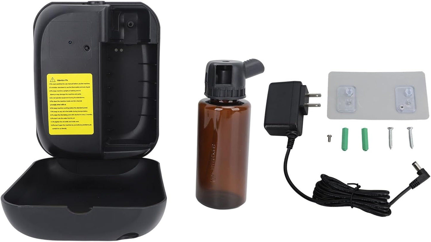 PKXGNS Smart Scent Diffuser App Control, Programme Easily with Shortcut Function, Aroma Essential Oil Diffuser Scent Air Machine (US Plug) (Black)