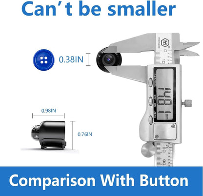 2023New Smallest Wireless WiFi Camera Night Vision,HD1080P Spy Camera,Smart Home Camera,Portable Baby Monitor Camera,Pet Camera with Night Vision,Motion Detection,Cloud Storage for Security with iOS Android APP