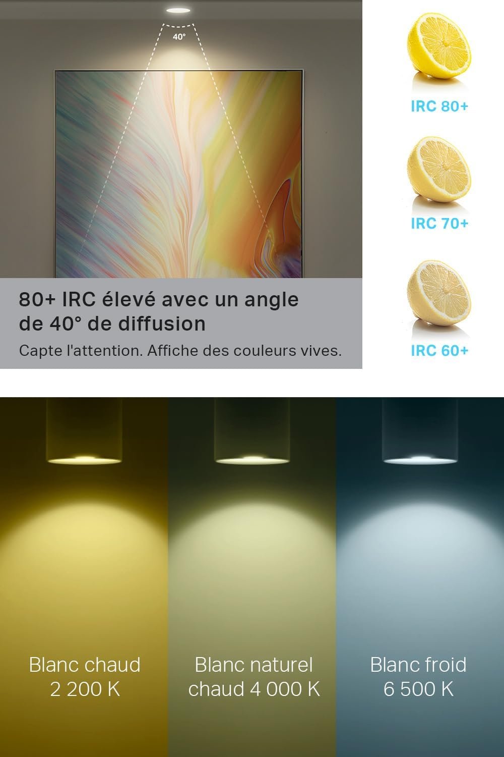 TP-Link Tapo Smart Wi-Fi Spotlight, Multicolour, Tunable White - GU10, 3.7W, No Hub Required, Compatible with Alexa and Google Home, Remote Control, Energy Class A+ (Tapo L630(2-pack))