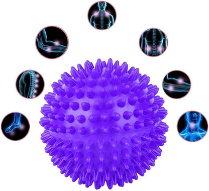 Spiky Massage Ball Roller Massager Ball for Foot Back Trigger Point Therapy, Myofascial Release, and Muscle Recovery.
