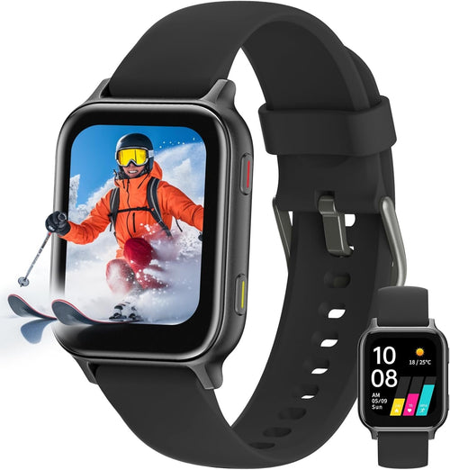 UMIDIGI Smart Watch Uwatch 5S for Men Women, Health and Fitness Tracker, 1.7" Touch Screen, 5ATM Water Resistant, Heart Rate Monitor, Sleeping Tracking for Android iOS