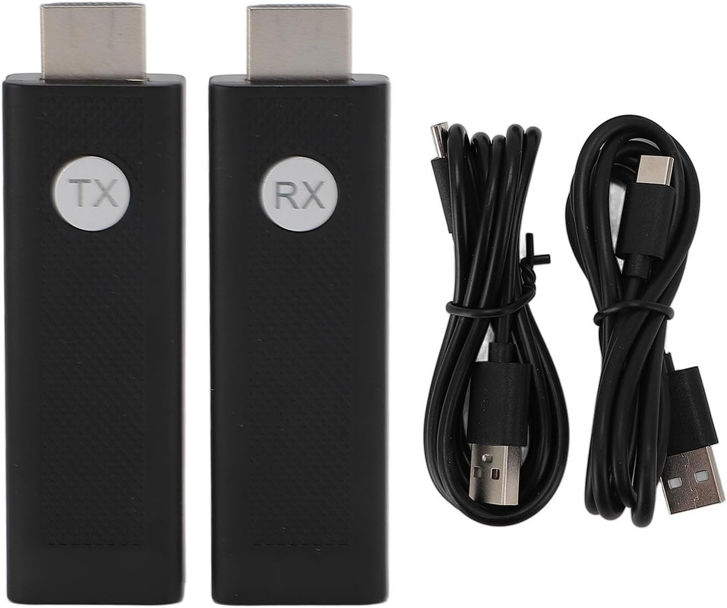 HDMI Transmitter and Receiver, Plug and Play Portable 2.4Ghz 5GHz HDMI Extender Kit for Streaming Video and Audio to Monitor TV Projector