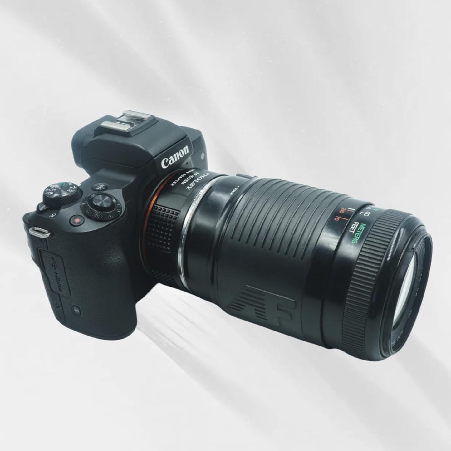 PHOLSY Manual Focus Adapter Compatible with Canon EOS EF EF-S Mount and Canon EF-M (EOS M) Mount Camera Body, EF to EF-M, EOS to EOS M
